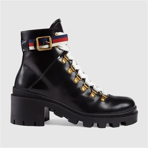 gucci leather ankle boot with sylvie web dupe|gucci boots dupe.